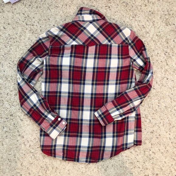 ZARA Women’s Plaid Button Down Shirt - Picture 4 of 5